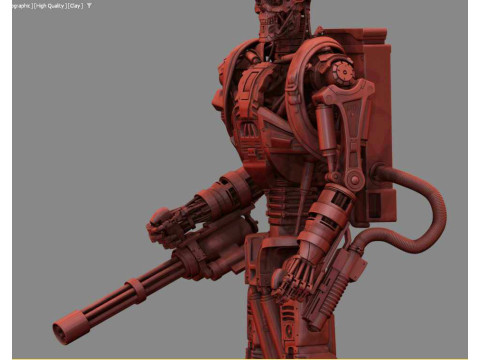 T-600 Terminator Salvation V3 3D Print Model