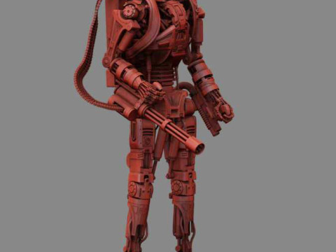 T-600 Terminator Salvation V3 3D Print Model