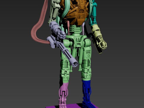 T-600 Terminator Salvation V3 3D Print Model