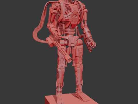 T-600 Terminator Salvation V3 3D Print Model