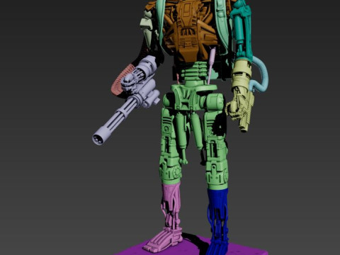T-600 Terminator Salvation V3 3D Print Model