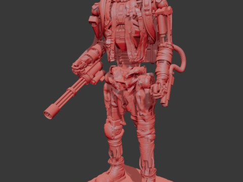 T-600 Terminator Salvation V3 3D Print Model