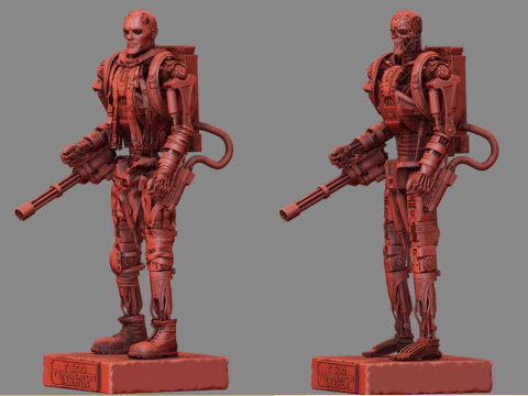 T-600 Terminator Salvation V3 3D Print Model