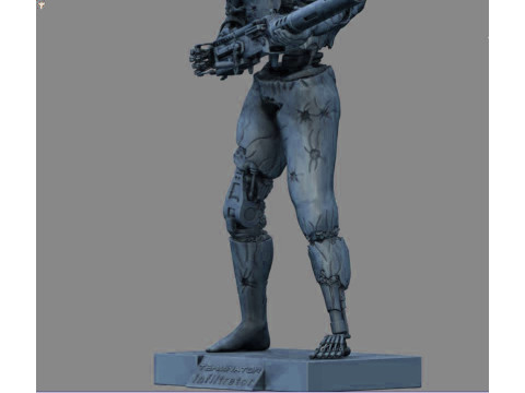 终结者 T-800 渗透者 3D 打印模型