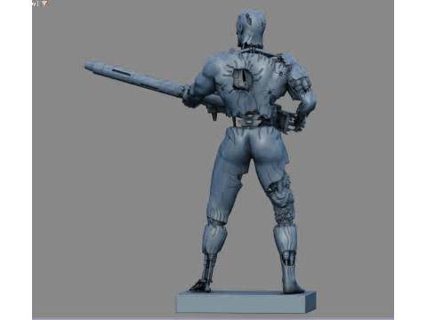 终结者 T-800 渗透者 3D 打印模型