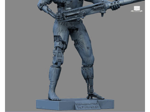 终结者 T-800 渗透者 3D 打印模型