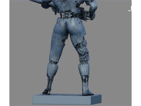 终结者 T-800 渗透者 3D 打印模型