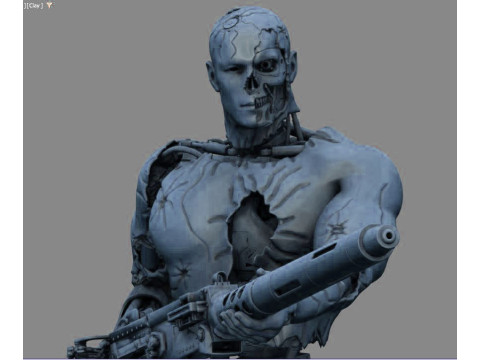 终结者 T-800 渗透者 3D 打印模型