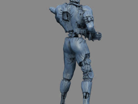 终结者 T-800 渗透者 3D 打印模型