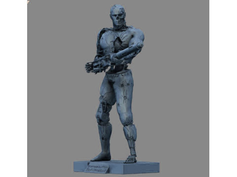 终结者 T-800 渗透者 3D 打印模型