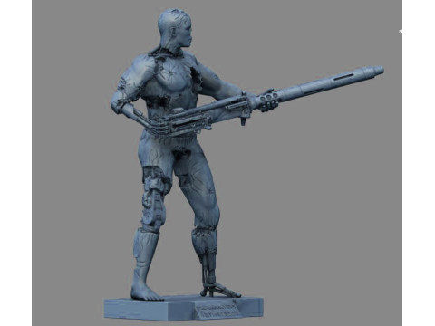 终结者 T-800 渗透者 3D 打印模型