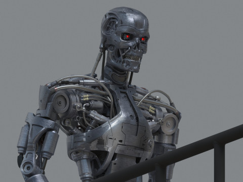 T-800 Terminator Salvation 3D-Druckmodell 3D Druckmodell