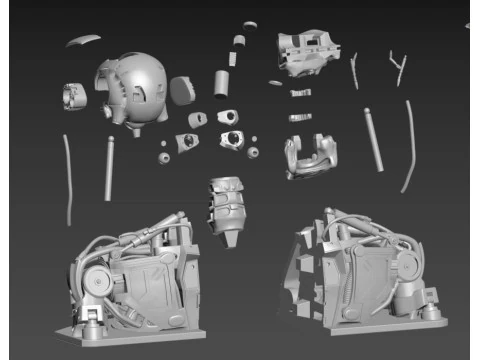 T-800 Bust Terminator Salvation Replica 3D Print Model