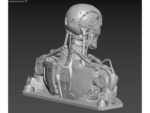 T-800 Bust Terminator Salvation Replica 3D Print Model