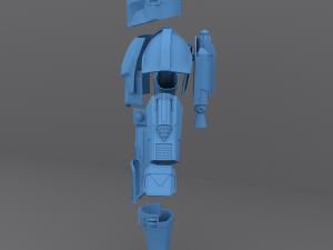 the mandalorian beskar armor - for 3d print real scale 3D Принт Модель