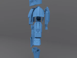 the mandalorian beskar armor - for 3d print real scale 3D Print Model