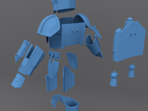the mandalorian beskar armor - for 3d print real scale 3D Принт Модель