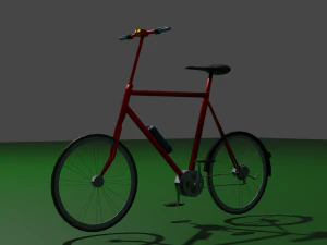 自行车 3D 模型