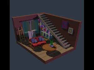 sala Modelo 3D