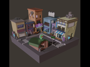 japanstreet Modèle 3D