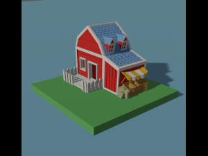 red house 3D Model
