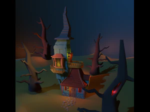 casa da bruxa Modelo 3D