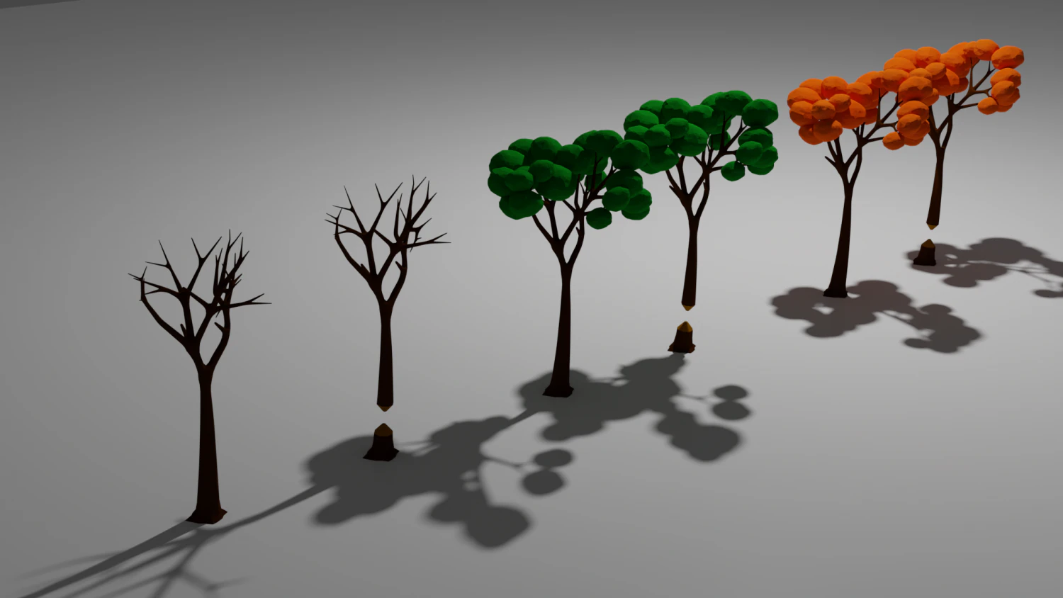 pacote de &aacute;rvore Modelo 3D .c4d .max .obj .3ds .fbx .stl .blend 