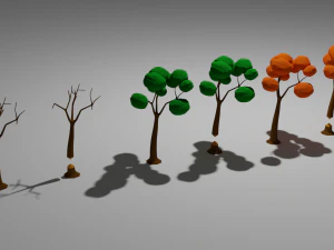 pacote de &aacute;rvore Modelo 3D