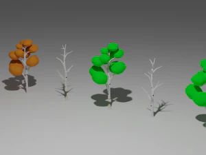 pacote de &aacute;rvore Modelo 3D