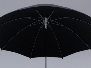 black umbrella 3D Model
