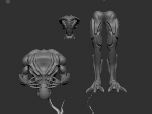 alien Model 3D