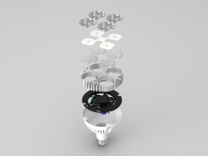 lighting led lamp 3D Model