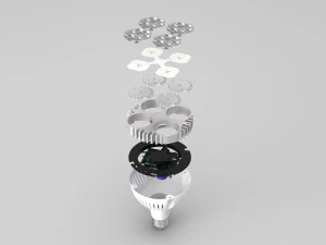 lighting led lamp 3D Model