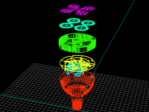 lighting led lamp 3D Model