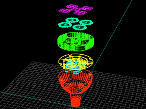 lighting led lamp 3D Model