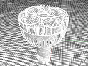 lighting led lamp 3D Model