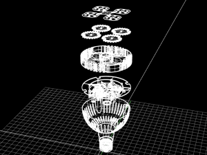lighting led lamp 3D Model