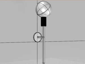 modern wall lamp 3D Model