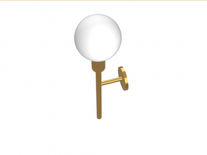 modern wall lamp 3D Model