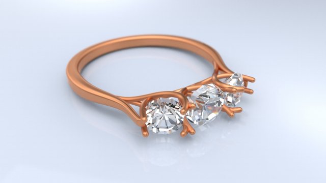 diamond ring Modello 3D .c4d .max .obj .3ds .fbx .stl .blend 