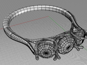 diamond ring Modello 3D
