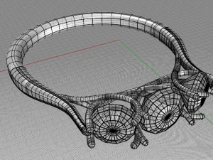 anel de diamante Modelo 3D