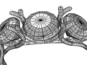 anel de diamante Modelo 3D