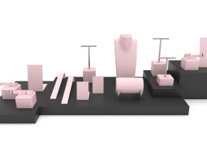 jewellery displays set Modelo 3D