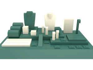 jewellery displays set 3D Model