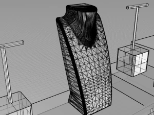 jewellery displays set 3D Model