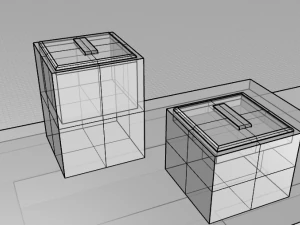 jewellery displays set 3D Model