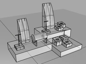 jewellery displays set 3D Model