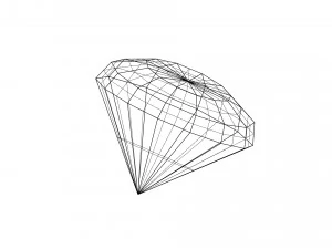 diamante Modello 3D