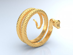 snake ring 3D Model
